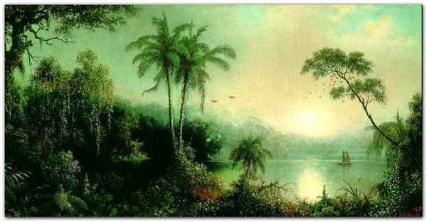 martin-johnson-heade-amanecer-en-nicaragua-1869