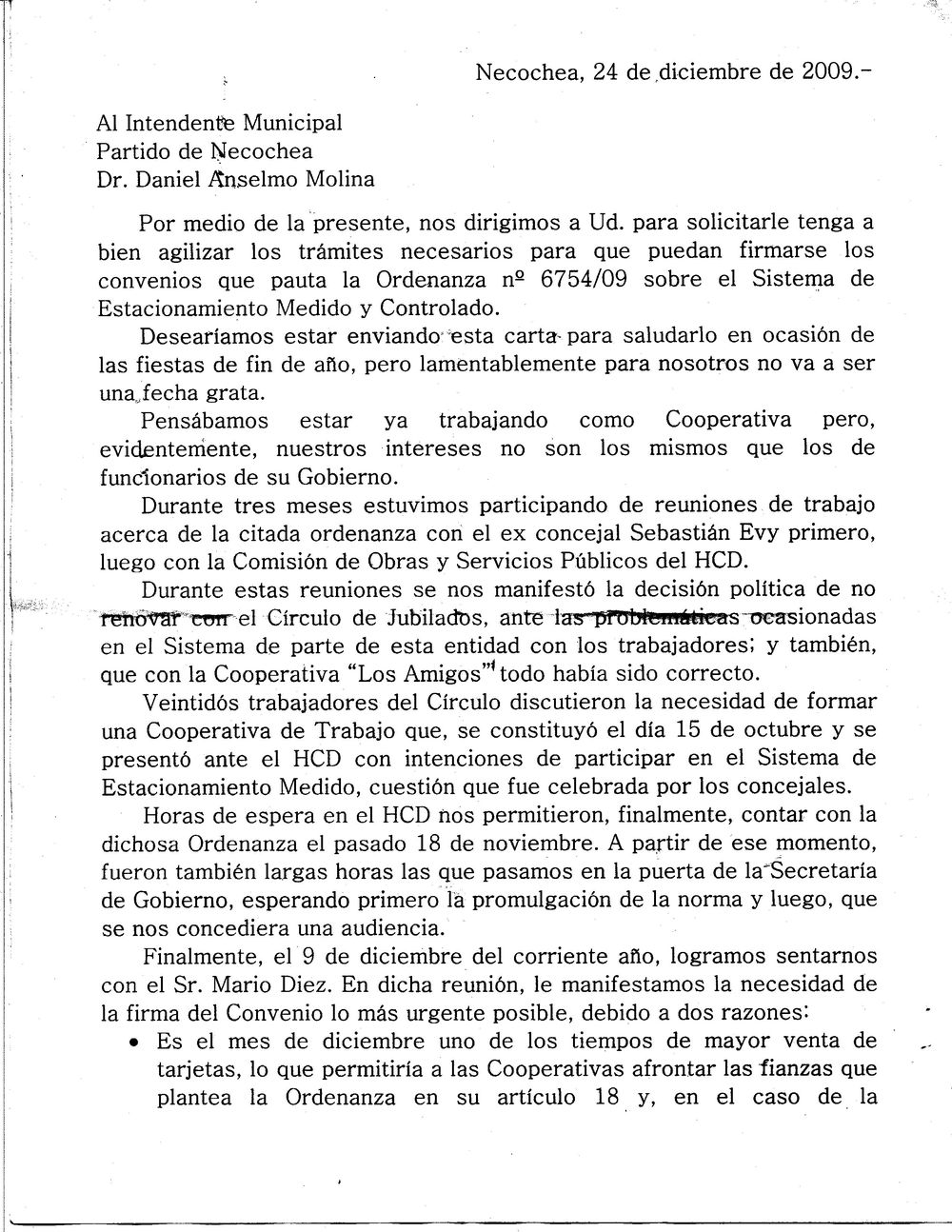 nota intendente
